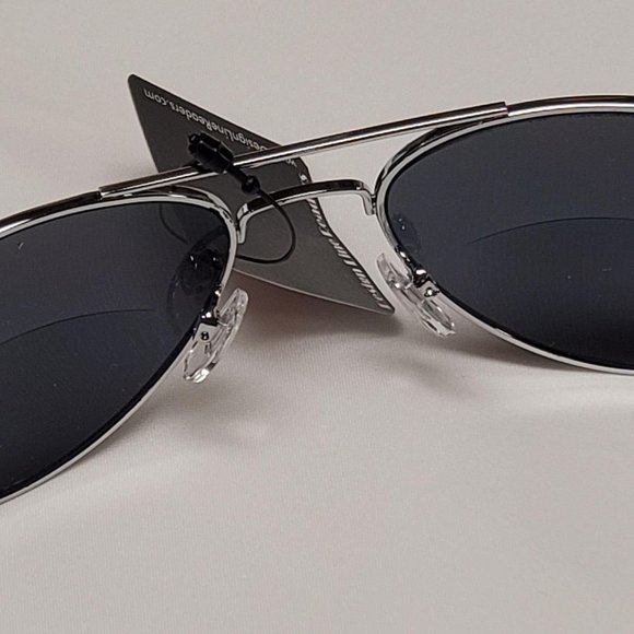 Design Line Aviator Sun Readers +2.25 Silver - Picture 10 of 11